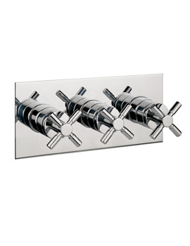 Image of Crosswater Totti Thermostatic Shower Valve 3 Control Landscape