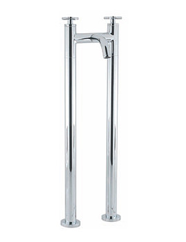 Crosswater Totti Floor Standing Bath Filler Tap | TO322DC, AA002FC