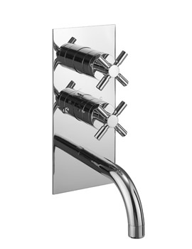 Crosswater Totti Thermostatic Shower Valve with Spout | TO1600RC