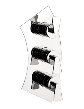Crosswater Stream Thermostatic Valve with 3 Way Diverter | ST3000RC