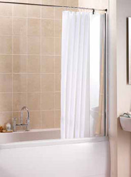 Manhattan Straight Curtain Rail And Curtain | M3CLCSSRC