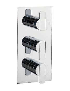 Crosswater Pursuit Thermostatic Shower Valve 3 Control Portrait