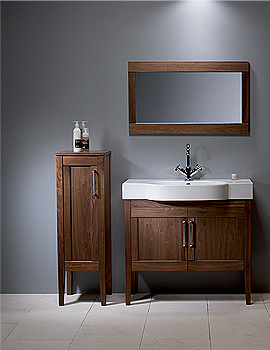 Roper Rhodes Karma Walnut Vanity Furniture Unit 900mm