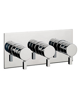 Logic Thermostatic Shower Valve with 3 Way Diverter Landscape