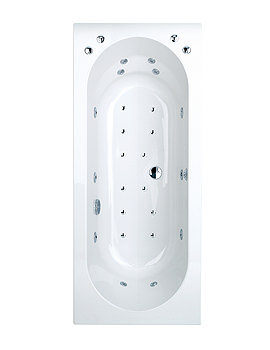 Phoenix Beta Rectangular Whirlpool Bath System 1, 2 And 3