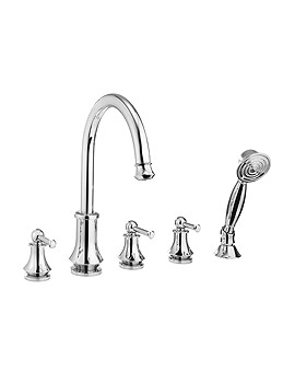 Crosswater Regal Bath 5 Hole Set | RA450DC