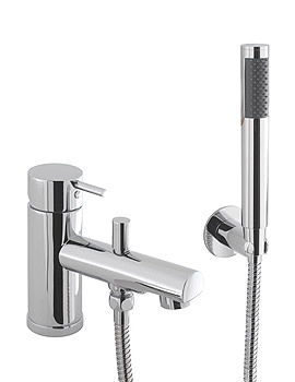 CrossWater Kai Lever Deck Mounted Monobloc Bath Shower Mixer Kit