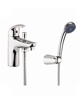 Crosswater Prima Bath Shower Mixer Monobloc with Kit | PR410DC