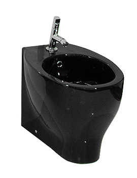 RAK Zen Back To Wall Bidet [ Black Finish ]