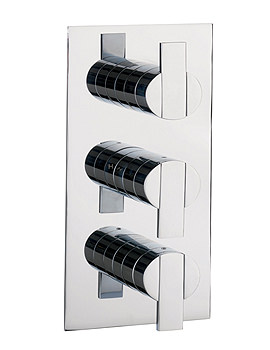 Crosswater Zeya Thermostatic Shower Valve 3 Control Portrait