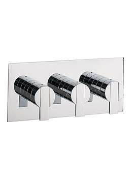 Zeya Thermostatic Shower Valve with 3 Way Diverter Landscape