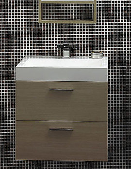 Ethen Wall Hung Vanity Unit from Lauren 350mm