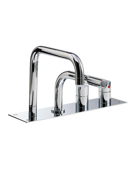 Crosswater Design 4 Hole Thermostatic Bath Set | DE441TDC