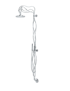 CrossWater Artist Shower Column With Handset | AR520WC