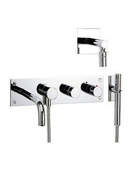 Crosswater Design 4 Hole Thermostatic Bath Shower Mixer Tap