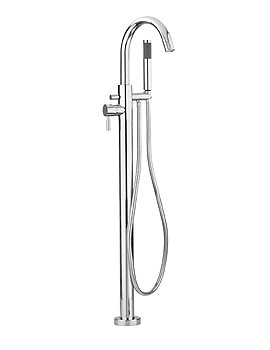 Crosswater Design Floor Standing Bath Shower Mixer Tap | DE416FC