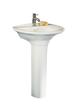 RAK Ella Full Pedestal Basin 650mm Wide