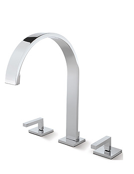CrossWater Egon 3 Hole Basin Mixer Tap | EG135DPC