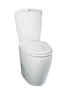 RAK Ella Dual Flush Close Coupled Toilet with Toilet Seat 725mm