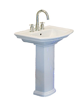 RAK Washington Small Pedestal Basin 450mm Wide