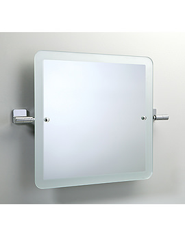 Roper Rhodes Glide Swivel Square Mirror with Frosted Edge | 9504.02