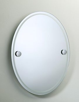 Roper Rhodes Tone Oval Mirror with Frosted Edge | 6204.02