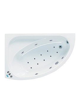 Phoenix Duo LH Whirlpool Corner Bath System 1, 2 And 3
