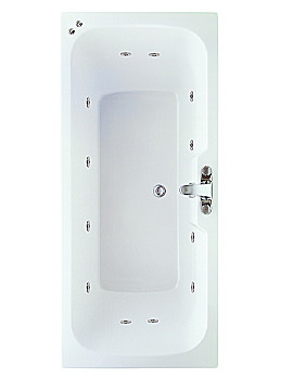 Adamsez Solar 12 Jets Whirlpool Bath 1700 x 750mm
