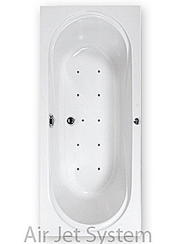 Aquaestil Amalfi Air Jet Whirlpool Bath 1700 x 750mm