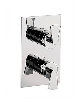 Image of CrossWater Essence Thermostatic Shower Valve with 2 Way Diverter
