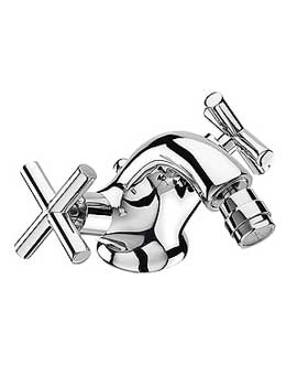 Sagittarius Avant Monobloc Bidet Mixer Tap With Pop Up Waste