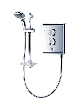 Triton T80Z Electric Shower Satin And Chrome 9.5kw