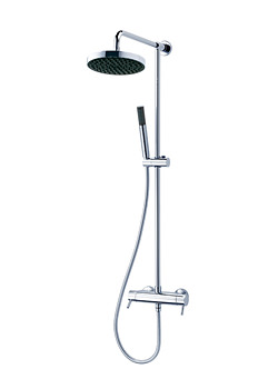 Triton Unichrome Thames Thermostatic Bar Diverter Shower and Kit
