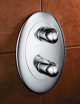 Trevi Kurve Faceplate And Handles For Thermostatic Valve | A3973AA