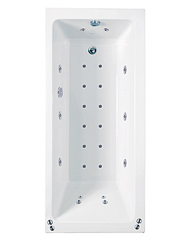 Phoenix Rectangularo Whirlpool Bath 1800mm x 800mm