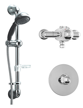 Deva Complete Contemporary Shower Kit | COMP AZ7000