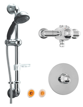 Deva Contemporary Shower Kit With 4 L/Min Regulator | COMP AZ7000/HSR4