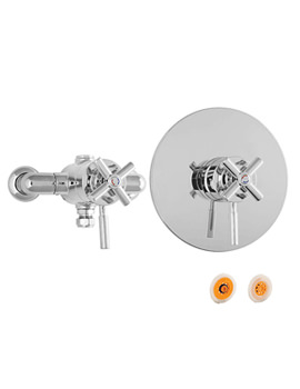 Deva Minimalist Cross And Lever Shower Valve | EN7000SHW/HSR8