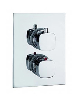 Tre Mercati Kubic Thermostatic Shower Valve With 2 Way Diverter 67015