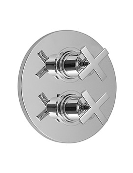 Vado Tonic 3 Outlet 2 Handle Thermostatic Shower Valve With Diverter