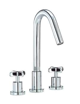 Mayfair Loli 3 Hole Bath Filler Tap Chrome | LOL015
