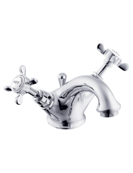 Deva Coronation Mono Basin Mixer Tap With Pop-Up Waste | CR24