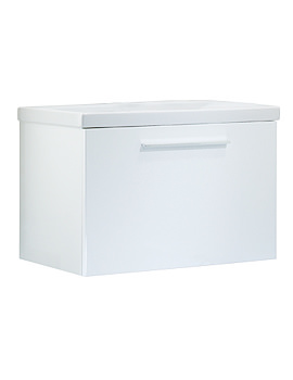 Roper Rhodes Envy Wall Mounted Washstation And Basin 700mm White EN700W