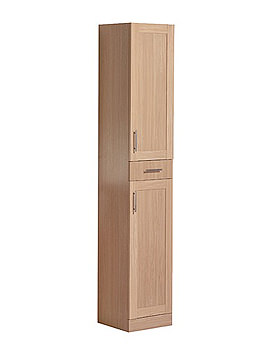 Phoenix Beech Wood Furniture Euro 35 Tall Bathroom Unit