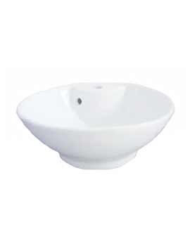 Aqva Verbatim Round Counter Top Wash Basin - NBV007