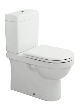 Duravit Happy D Close Coupled Toilet With seat 360 x 650mm 017009