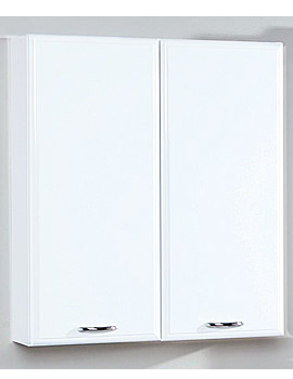 HIB Denia Bathroom Wall Unit 60cm White | 993.206035