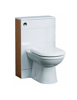 Aqva Tuscon Back to Wall WC Unit 500mm Wide - VTYC200, VTY001