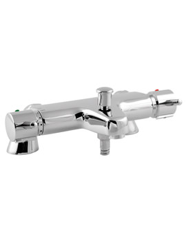 Thermostatic Pillar Mounted Lever Bath Shower Mixer Tap | TLV106-HSR8