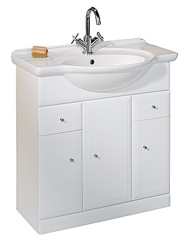 Roper Rhodes Valencia Base Unit 700mm And Basin | VB700W | BT750W
